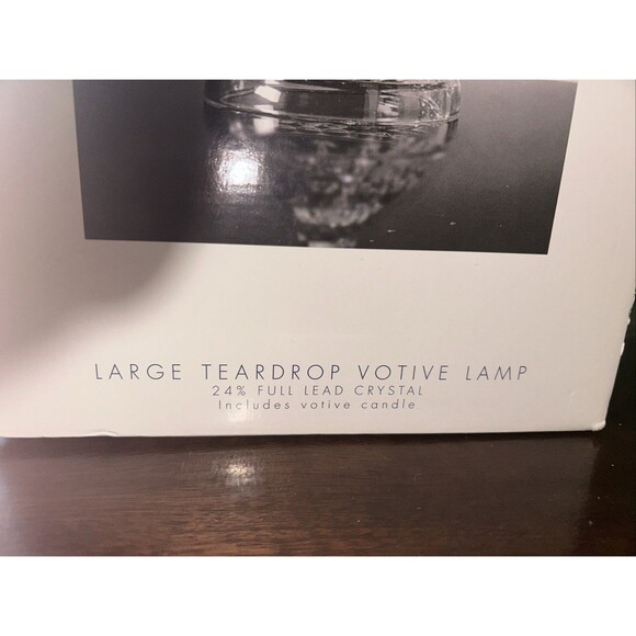 Vintage Royal Limited Teardrop votive lamp Full Lead Crystal main image 3